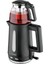 KTM-2907 Çay Yapma Makinesi, 1.8 L Kettle ve 0.9 L Demlik Kapasitesi, Siyah 1