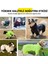 Fonksiyonel Fermuarlı Tulum Rüzgarlık Yağmurluk Köpek Kıyafeti m siyah 5