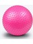 Dikenli Yoga Pilates Aeorobik Jimnastik Topu 65 cm Pembe 4