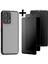 Xiaomi Redmi Note 12 Pro 5g Kılıf Kamera Korumalı Arkası Mat Tuşları Renkli Silikon +Hayalet Cam Set 1