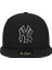 Ny Hip Hop Siyah Çift Nakışlı Unisex Cap Şapka 1