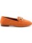 Turuncu Süet  Kadın Loafer Ayakkabı K01258510302 2