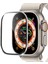 Apple Watch Ultra Tam Kaplayan Cam Ekran Koruyucu V2 Gümüş 1