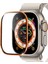 Apple Watch Ultra Tam Kaplayan Cam Ekran Koruyucu V2 Turuncu 1