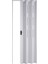 Akordiyon Kapı 72X224 Beyaz Camlı 12 mm Katlanır Akordeon Pvc 3