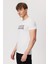 Lee Cooper Pers Erkek O Yaka T-Shirt Off White 3