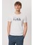 Town Erkek O Yaka T-Shirt Off White 2