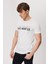 Lee Cooper Huge Erkek O Yaka T-Shirt Off White 3