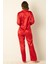 Uzun Kollu Saten Pijama Takımı 5