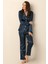 Uzun Kollu Saten Pijama Takımı 4