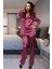 Kadın Eflatun Uzun Kol Pijama Takım 3