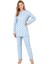 Kadın Mavi Pijama Takımı 2