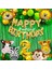 Safari Hayvanlar 2 Yaş Balon Set Safari Konsept Folyo Helyum Balon Set Safari Konsept Doğum Günü Set 1