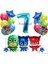 Pijamaskeliler 7 Yaş Balon Seti Pjmasks Konsept Helyum Balon Set Pijamaskeli Doğum Günü Set 2