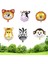 Safari Hayvanlar 7 Yaş Balon Set Safari Konsept Helyum Balon Set Safari Doğum Günü Set 1