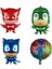 Pijamaskeliler Yaş Balon Seti Pjmasks Konsept Helyum Balon Set Pijamaskeli Doğum Günü Set 2