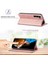 Samsung Galaxy S23+ Için Ince Kapaklı Deri Cüzdan Standı Telefon Kılıfı - Rose Gold (Yurt Dışından) 3