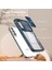 Samsung Galaxy S22+ Için Sürgülü Kamera Kapaklı Tpu Tamponu Temizle Telefon Kılıfı - Mavi (Yurt Dışından) 4