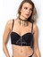 Kadın Siyah Fermuarlı Yarım Dolgulu Büstiyer 1