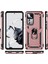 Xiaomi 12T/12T Pro/redmi K50 Ultra Için Halka Tutuculu Çift Katmanlı Telefon Kılıfı - Rose Gold (Yurt Dışından) 2