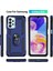 Samsung Galaxy A23 Için Halka Tutuculu Çift Katmanlı Telefon Kılıfı - Mavi (Yurt Dışından) 2