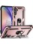 Samsung Galaxy A54 Için Halka Tutuculu Çift Katmanlı Telefon Kılıfı - Rose Gold (Yurt Dışından) 1