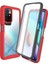 Xiaomi Redmi 10 Için Dahili Ekran Koruyucu Tam Gövde Koruma Telefon Kılıfı - Kırmızı (Yurt Dışından) 1
