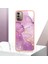 Nokia G21 / G11 Için Mermer Şık Desenli Tpu Tampon Telefon Kılıfı - Pembe (Yurt Dışından) 5