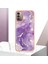 Nokia G21 / G11 Için Mermer Şık Desenli Tpu Tampon Telefon Kılıfı - Mor (Yurt Dışından) 5