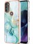 Motorola Moto G71 5g Için Mermer Şık Desenli Tpu Tampon Telefon Kılıfı - Yeşil (Yurt Dışından) 1