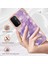 Oppo A74 5g / A93 5g / A54 5g / A93S 5g Için Mermer Şık Desenli Tpu Tampon Telefon Kılıfı - Mor (Yurt Dışından) 2