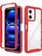 Xiaomi Poco X5 Için Hibrit Bumper Tam Koruma Telefon Kılıfı - Kırmızı (Yurt Dışından) 1