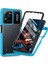 Xiaomi Poco X5 Pro Için Dahili Ekran Koruyucu Tam Gövde Koruma Telefon Kılıfı - Mavi (Yurt Dışından) 1