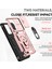 Xiaomi 12 Pro Için Halka Ayaklı ve Kayar Kamera Kapaklı Telefon Kılıf - Rose Gold (Yurt Dışından) 4