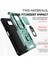Xiaomi Poco X3 Nfc / X3 Pro Için Halka Ayaklı ve Kayar Kamera Kapaklı Telefon Kılıf - Yeşil (Yurt Dışından) 4