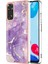 Xiaomi Redmi Note 11S / Note 11 4g Için Mermer Şık Desenli Tpu Tampon Telefon Kılıfı - Mor (Yurt Dışından) 1