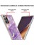 Samsung Galaxy Note 20 Ultra Için Mermer Şık Desenli Tpu Tampon Telefon Kılıfı - Mor (Yurt Dışından) 4