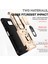 Xiaomi Poco X3 Nfc / X3 Pro Için Halka Ayaklı ve Kayar Kamera Kapaklı Telefon Kılıf - Altın (Yurt Dışından) 4