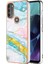 Motorola Moto G71 5g Için Mermer Şık Desenli Tpu Tampon Telefon Kılıfı - Altın (Yurt Dışından) 1