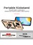Xiaomi Redmi 10C Için Halka Ayaklı ve Kayar Kamera Kapaklı Telefon Kılıf - Altın (Yurt Dışından) 5