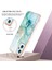 Oppo A36 / Realme 9i Için Mermer Şık Desenli Tpu Tampon Telefon Kılıfı - Yeşil (Yurt Dışından) 3