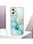 Oppo A36 / Realme 9i Için Mermer Şık Desenli Tpu Tampon Telefon Kılıfı - Yeşil (Yurt Dışından) 5