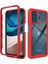 Motorola Moto G42 Için Hibrit Bumper Tam Koruma Telefon Kılıfı - Kırmızı (Yurt Dışından) 2