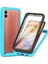 Samsung Galaxy A04 Için Dahili Ekran Koruyucu Tam Gövde Koruma Telefon Kılıfı - Mavi (Yurt Dışından) 1