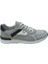 Gri Deri Battal Büyük Boy Sneaker Ayakkabı 1