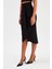 2040-4515 Siyah Kadın Kusaklı Kalem Etek 36-42 4