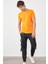 Çetinkaya Mentality 2772V V Yaka Basic T-Shirt Orange 3