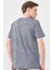 Çetinkaya Mentality 3446 Bisiklet Yaka Regular T-Shirt Indigo 4