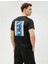 3SAM10055NK Siyah 999 Erkek Polyester Jersey T-Shirt 4