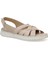 164381.Z3FX Bej Kadın Comfort Sandalet 2